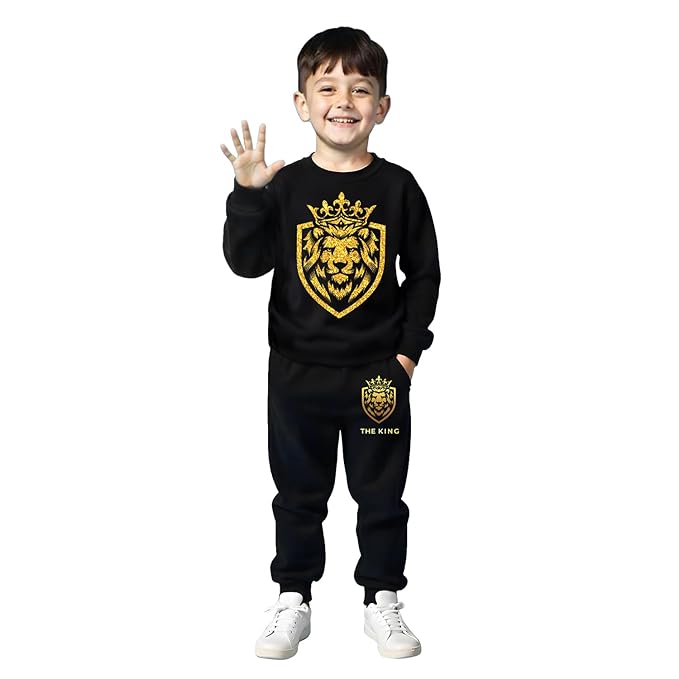 Boys Printed T-shirt and Trackpant