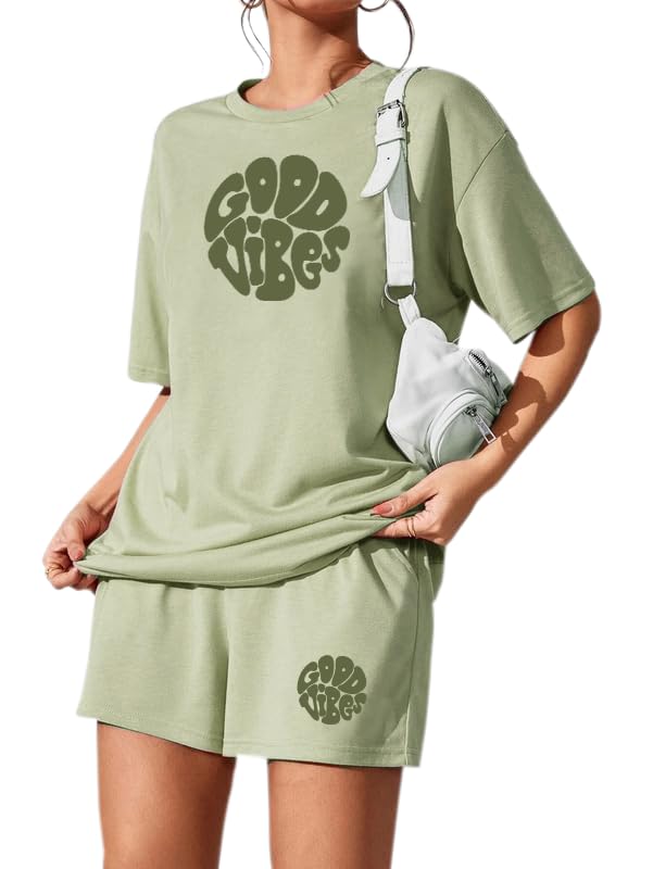 Cotton Night Suit Set of Top & Shorts