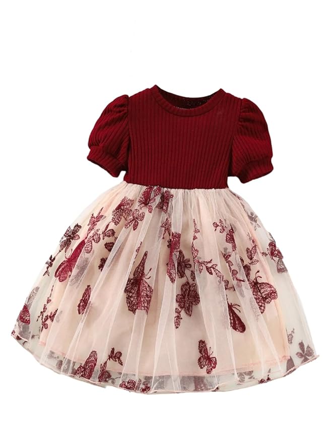 Girls Cap Sleeve Dress
