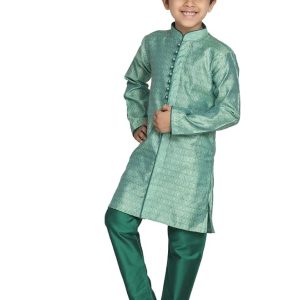 Boys' Silk Kurta Pyjama Set