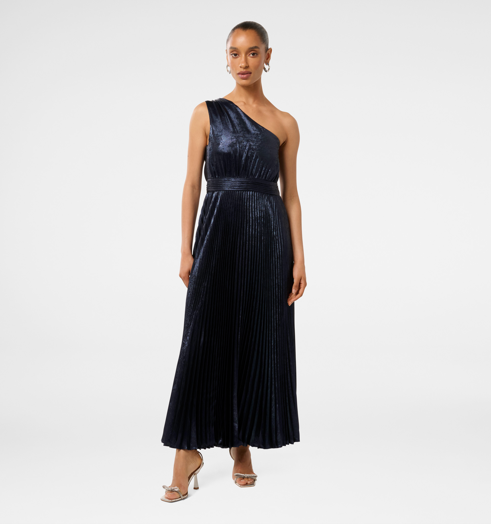 Jayla Petite Metallic Maxi Dress